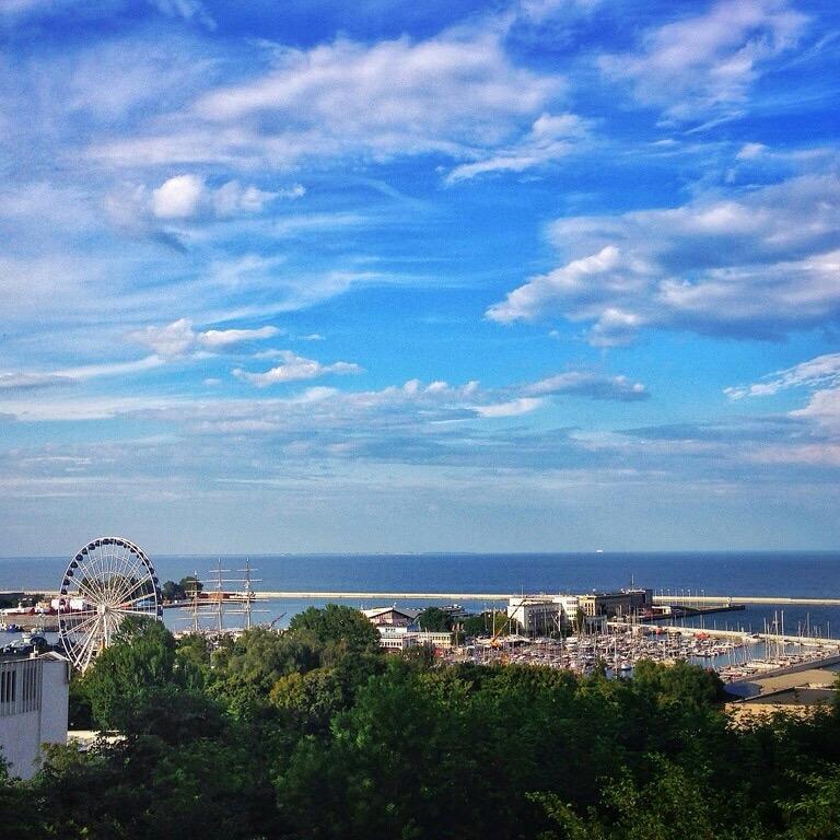 Apartament Horizon Z Widokiem Na Morze Gdynia Eksteriør billede