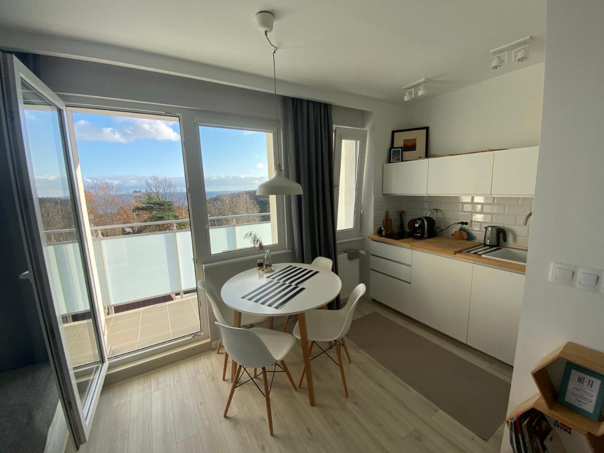 Apartament Horizon Z Widokiem Na Morze Gdynia Eksteriør billede